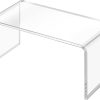 clear coffee table acrylic طاولة قهوة ،من جاركو ، أكريليك شفاف