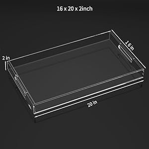 صينية تقديم اكريليك