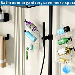 منظم حمام من الاكريليك،مثبت شفط، بدون حفر... 12 منظم للحمام