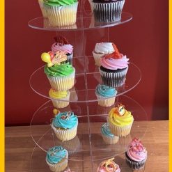 cupcake 4 tier display عربة التسوق