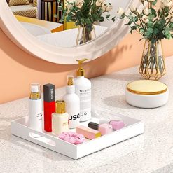 صينية تقديم اكريليك، مقاس20×20سم،(اللون- ابيض) 7 صينية تقديم اكريليك