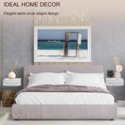 طاولة سرير عائمة من الاكريليك تثبت على الحائط لغرفة النوم 8 طاولة سرير عائمة من الاكريليك