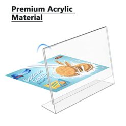 حامل لافتات أكريليك 10 اطار صورة أكريليك