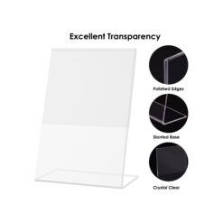 حامل لافتات أكريليك، مقاس(30x21)سم 7 حامل لافتات أكريليك