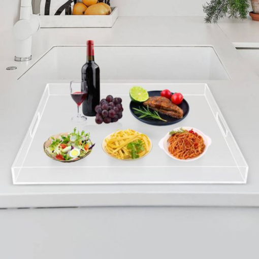 Acrylic serving tray