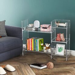 حامل رف تخزين متعدد الوظائف 6 Acrylic storage shelf