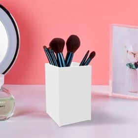 حامل ملحقات مكتب، منظم تخزين فرش المكياج 14 منظم تخزين فرش المكياج